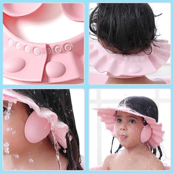 Adjustable Shower Cap for Kids with Ear Protection - Picture 4 of 10
